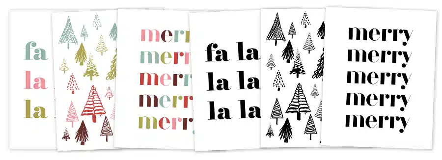 Decorate your home for Christmas in no time at all with these free Printable Chrristmas Prints. Easy to print, frame and hang.