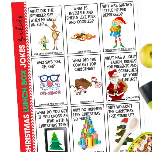 Christmas Lunchbox Jokes for Kids