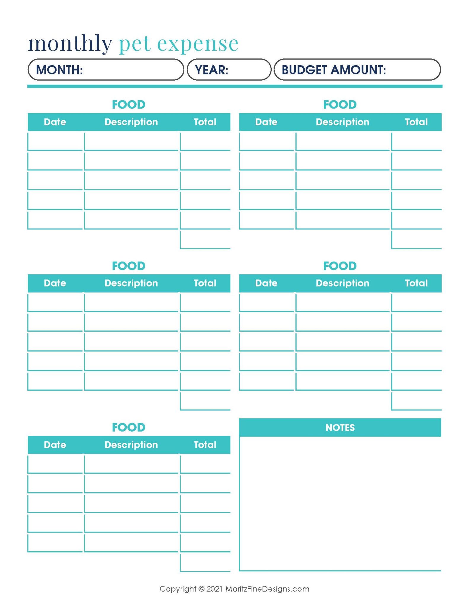 The Ultimate Pet Planner