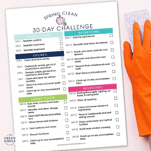 30-Day Spring Clean Challenge