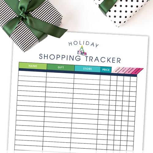 Holiday Shopping Tracker: Keep Track of Gifts