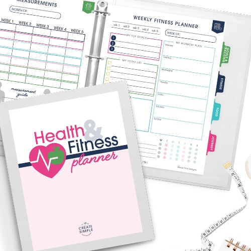 Weight Loss/gain Fitness Tracker, Health Log, Gym Planner, Fitness Planner  PDF, Digital Planner & Printable, Scale Tracker, Notebook Page 