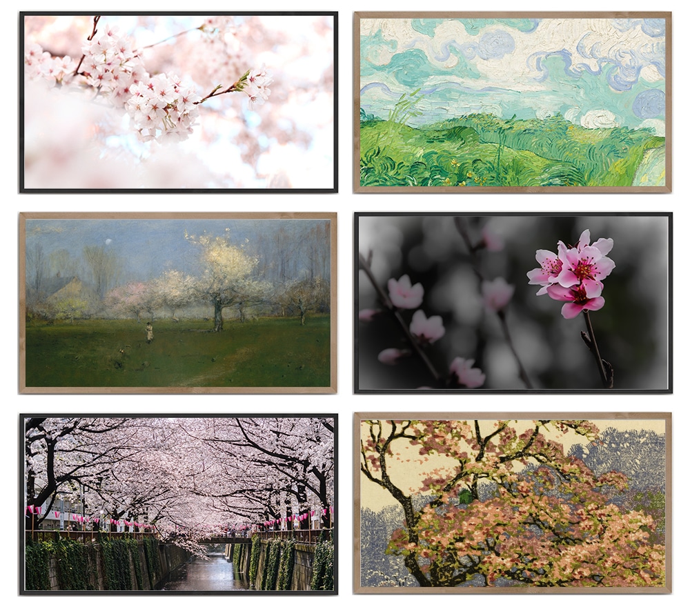 Spring Frame TV Art | Download Your Set of 6 Free Digital Prints