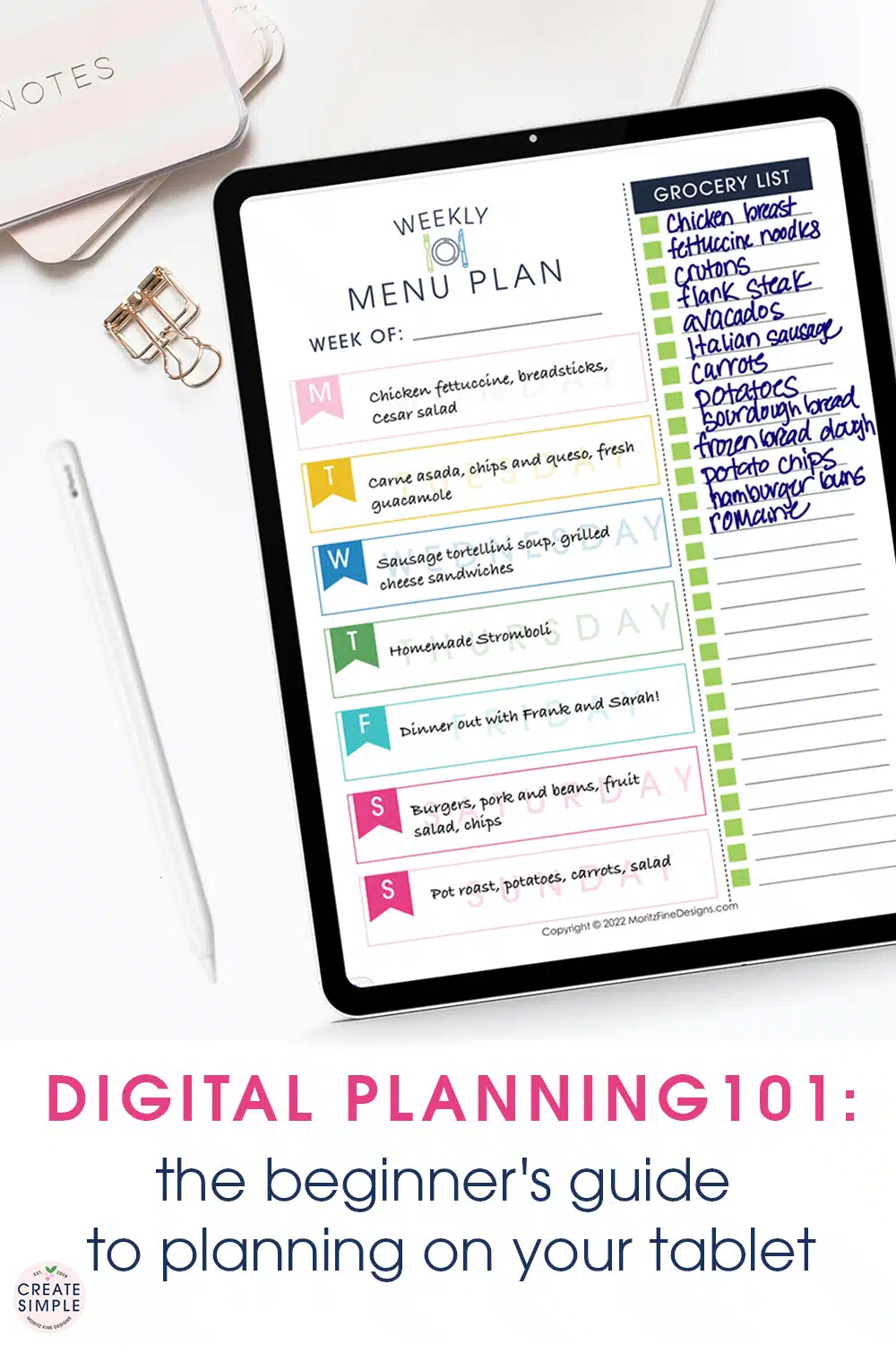 Ready to use your iPad or Android tablet to start digital planning? We teach beginners how to get started today in just a few simple steps!