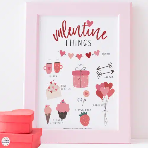 Free Printable Valentine Art