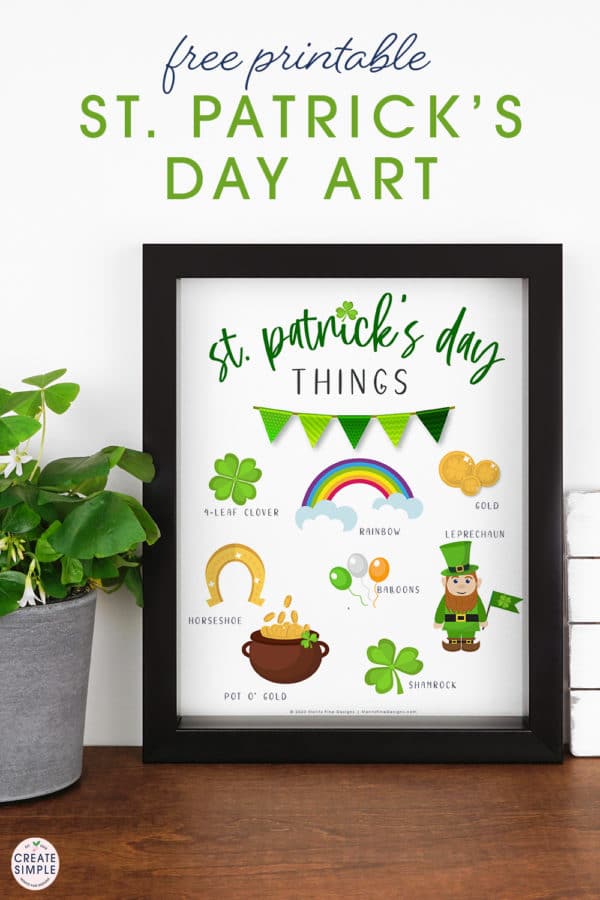 Free Printable St. Patrick's Day Art