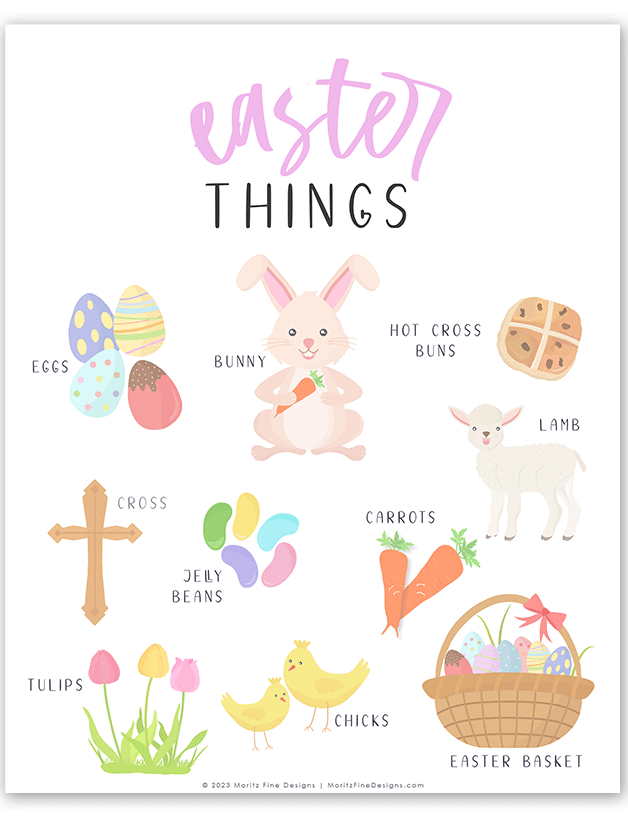 Add Easter decorations to your home in just minutes with this free downloadable printable art. Simply download, print and hang!