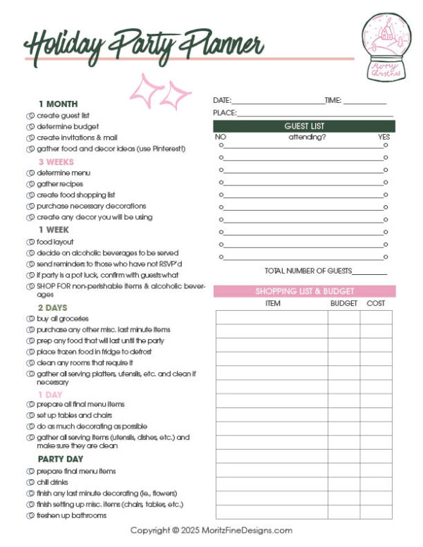 2025 Holiday Planner - Image 26